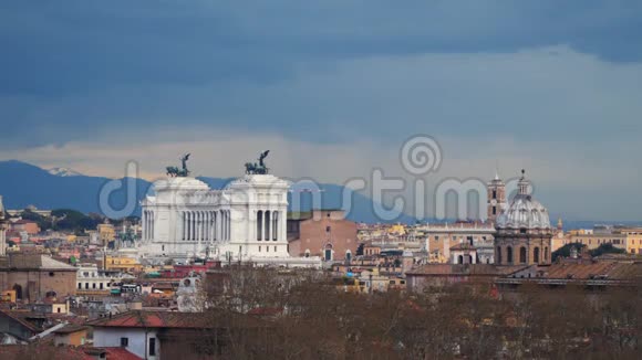 卡皮托林山旁罗马城全景视频的预览图