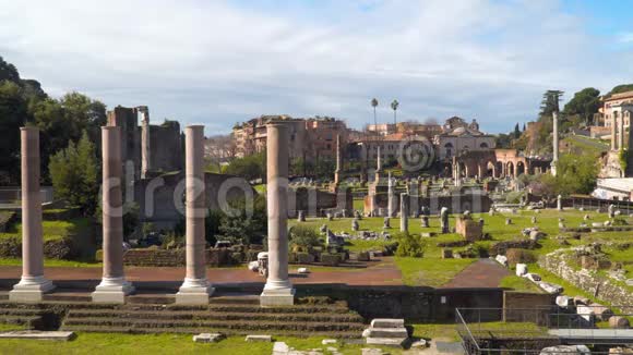 罗马论坛是古罗马的中心广场之一视频的预览图