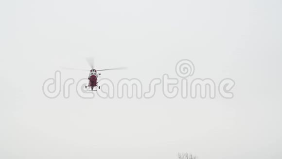 医疗直升机降落视频的预览图