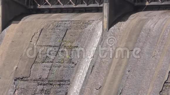 乔治娅摩根瀑布大坝摩根瀑布大坝附近的水流视频的预览图