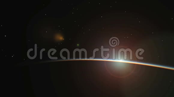 星球日出太阳从太空视频的预览图