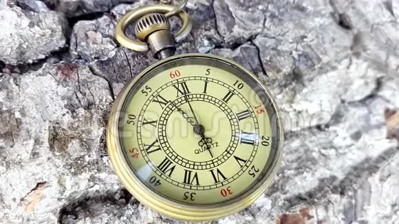 袖珍时钟的时间流逝六小时的袖珍时钟视频的预览图