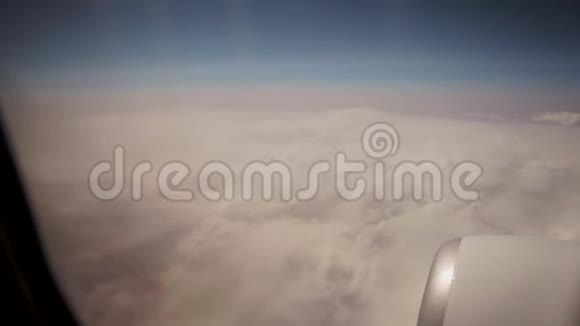 云天空飞机上的风景摩洛哥之旅空中拍摄视频的预览图