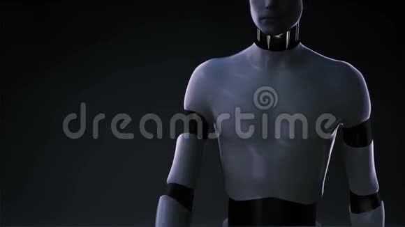 机器人机器人机器人触屏钢金齿轮制作问号形状视觉智能视频的预览图