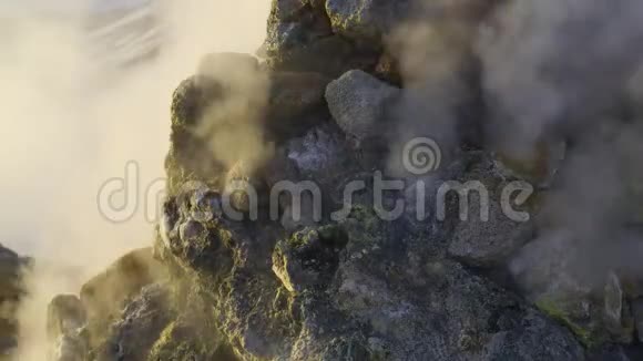 火山活动地球地热区富马耳火山沸腾泥盆冰岛视频的预览图