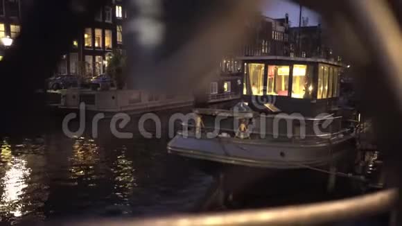 阿姆斯特丹照明运河视频的预览图
