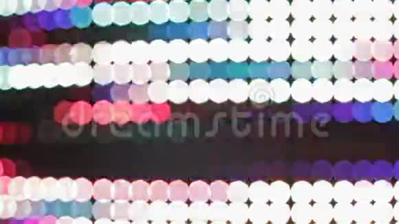RGBLED条灯照亮不同的颜色抽象的背景特写视频的预览图