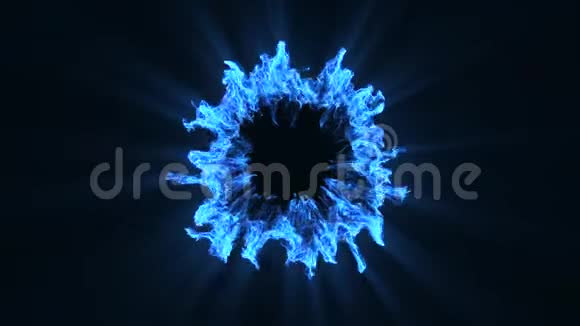 10蓝色粒子冲击波覆盖元件卷2视频的预览图