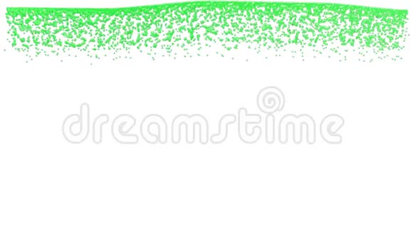 墙的甜绿色液体为背景慢镜头拍摄阿尔法通道包括为卢马哑光第4条视频的预览图