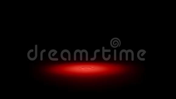 停尸间黑色背景的红色聚光灯下的水滴血液滴犯罪现场视频的预览图