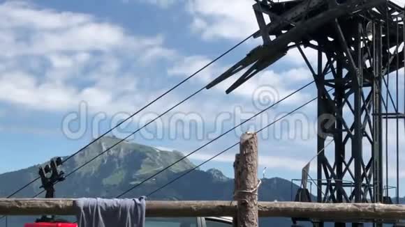 奥地利阿尔卑斯山贡多拉景观沙佛格山视频的预览图
