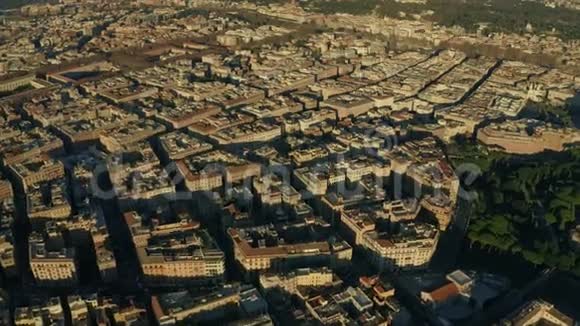 意大利罗马市中心的空中景观视频的预览图