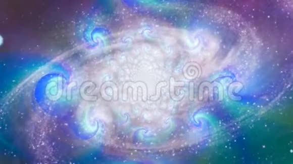 旋转螺旋星系视频的预览图