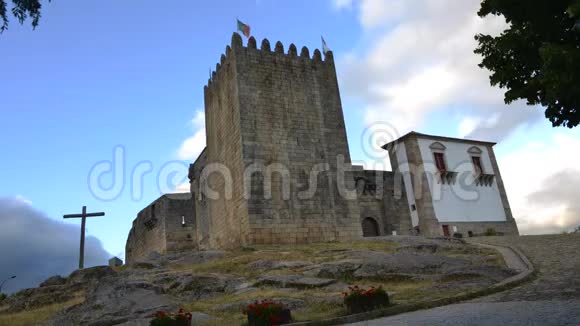 13世纪葡萄牙贝尔蒙特城堡1500年发现巴西的佩德罗阿尔瓦雷斯卡布拉尔航海家诞生地视频的预览图