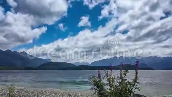 新西兰Manapouri湖的时差视频的预览图