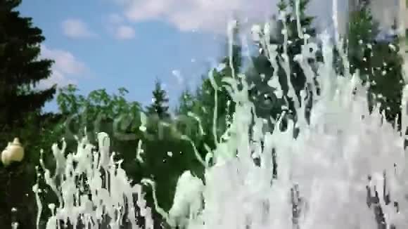 公园里的喷泉视频的预览图