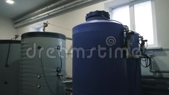 大型工业用水处理及锅炉房泵房视频的预览图