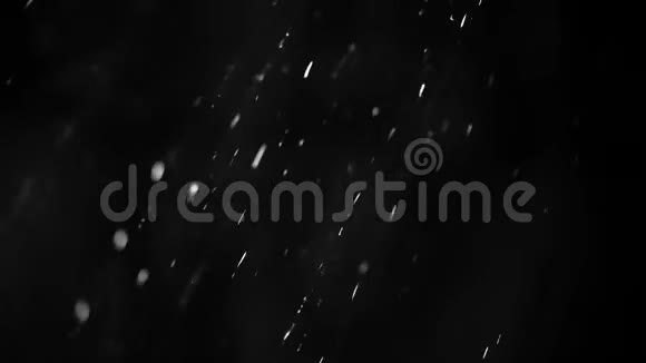 雨滴透过光线落下视频的预览图