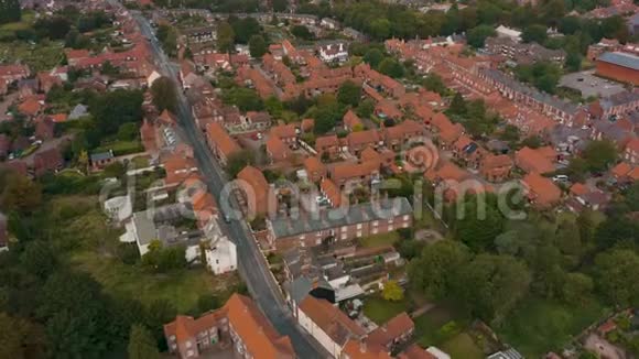 Beverley镇和Westwood的鸟瞰图东约克郡英国2019年视频的预览图