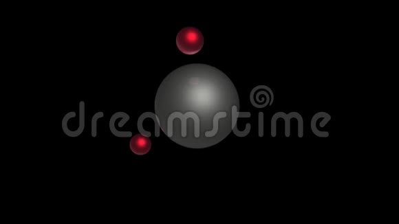 原子在黑色上视频的预览图