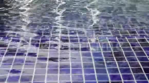 游泳池水下的楼梯视频的预览图