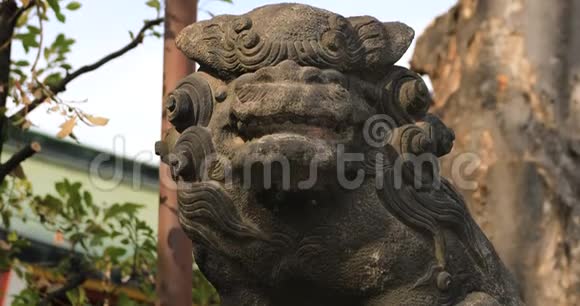 东京坎达神社的雕像守护犬视频的预览图