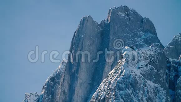 奥地利Dachstein地区Gosause的高山山顶视频的预览图