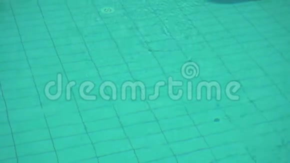 躺在泳池里的女人在度假视频的预览图
