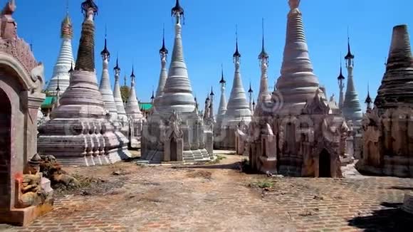 缅甸Kakku塔的装饰视频的预览图