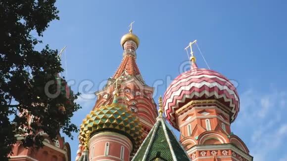 莫斯科圣巴西尔大教堂视频的预览图