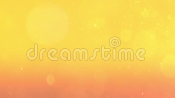 日落美景橙色背景上的颗粒视频的预览图