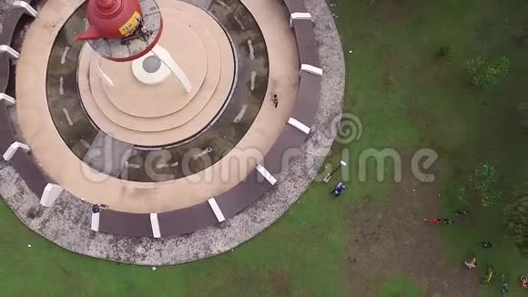 印度尼西亚壶碑的空中空景视频的预览图