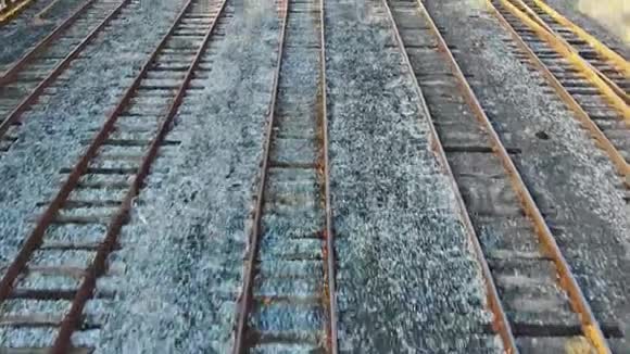 铁路轨道与铁路轨道视频的预览图