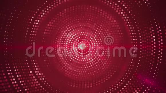 红色旋转抽象颗粒条纹线和条纹分形背景视频的预览图