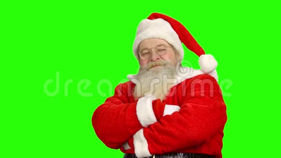 圣诞老人竖起大拇指变色视频的预览图