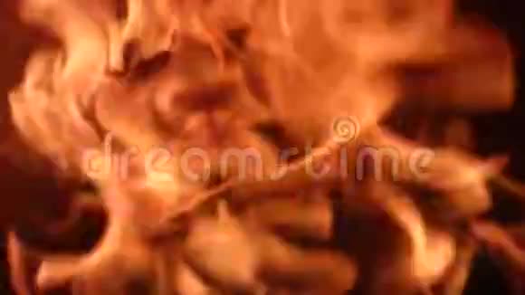 纯明亮的火焰自然背景视频的预览图