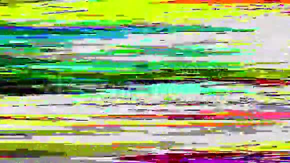 闪烁艺术信号误差像素噪声模式运动视频的预览图