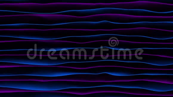 抽象技术以波浪起伏的动画为主题视频的预览图
