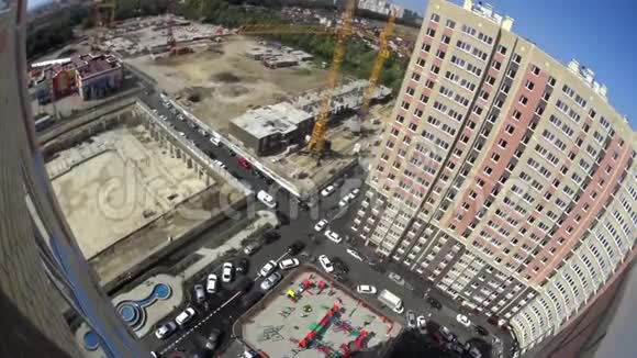 俄罗斯新建住宅高层建筑视频的预览图