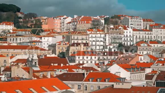 里斯本全景延时4k里斯本是葡萄牙的首都和最大的城市里斯本是欧洲大陆视频的预览图