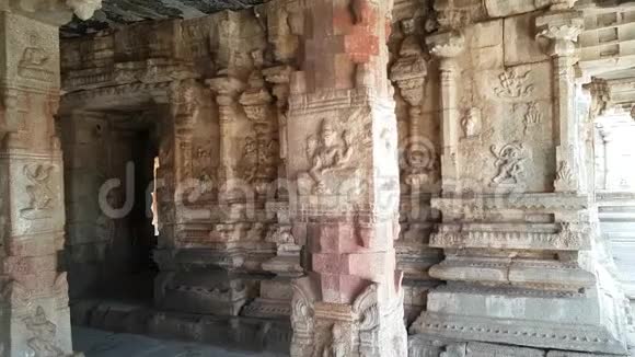 克里希纳神庙在汉比卡纳塔克邦视频的预览图