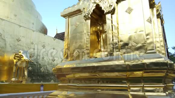 泰国清迈佛寺金塔视频的预览图