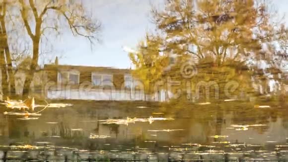 秋天普瓦捷的克莱恩河视频的预览图
