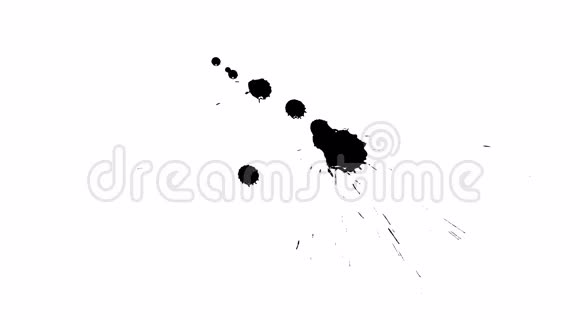 墨水滴在干纸17上视频的预览图