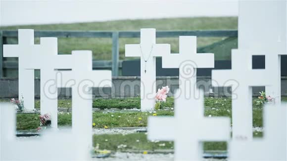 达尔文阿根廷军事公墓福克兰群岛马尔维纳斯群岛视频的预览图
