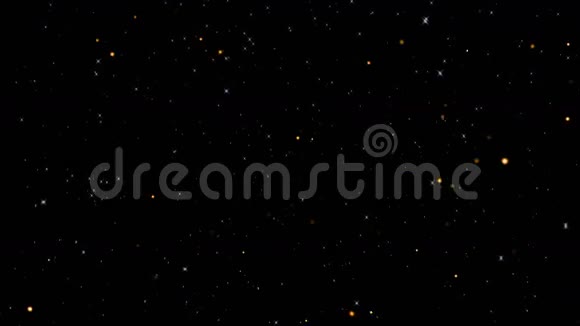 萤火虫在星夜背景上飞翔视频的预览图