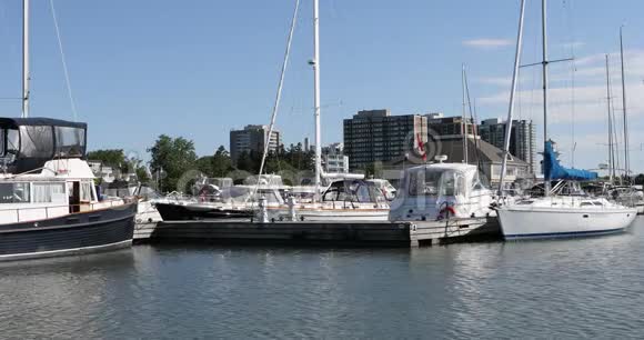 安大略省奥克维尔码头景观视频的预览图
