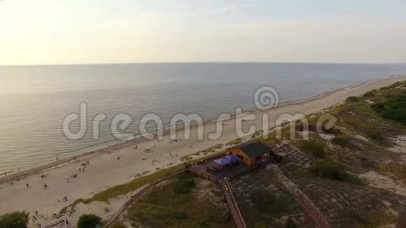 库罗尼亚温泉的海滩视频的预览图