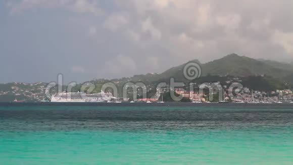 加勒比海的岛屿圣乔治格林纳达视频的预览图