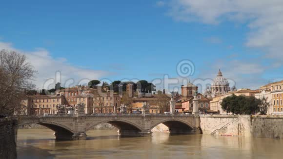 意大利罗马维克多伊曼纽尔二世的桥梁视频的预览图